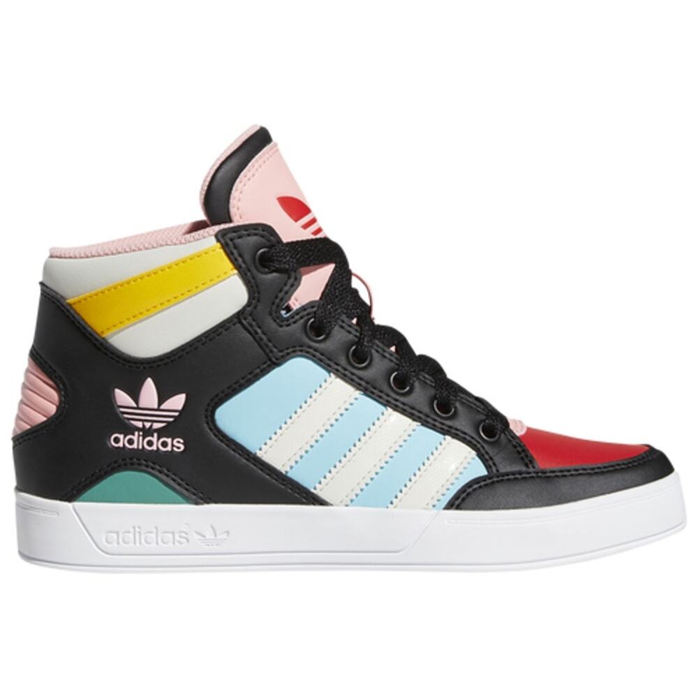 adidas Originals Vintage Inspired Hardcourt Hi Girls Toddler Leather Sneakers 9K - Picture 2 of 16